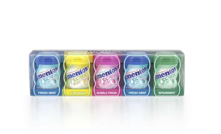 MENTOS GUM NANO BOTTLES 100G