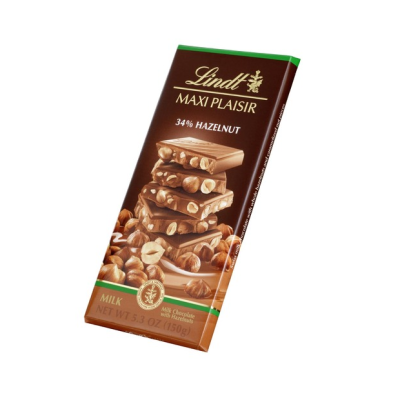 LINDT MAXIPLASIR MLK HZLNT 150G