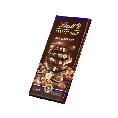 LINDT MAXIPLASIR DRK HZLNT 150G