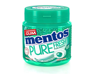MENTOS GUM JUICE BRSTYELW 120GM