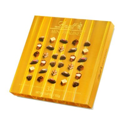 LINDT MINI PRALN ASTD GLD 155GM