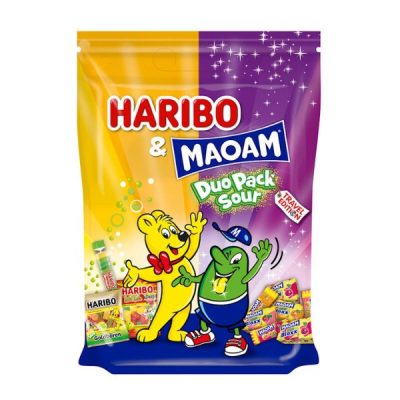 HARIBO DUO PACK SOUR 653GM