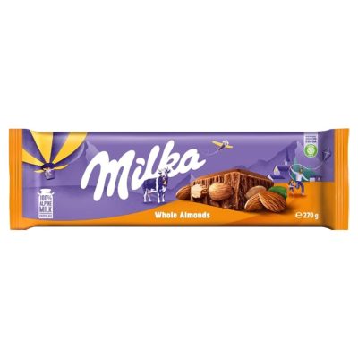 MILKA WHOLE ALMONDS 270GM