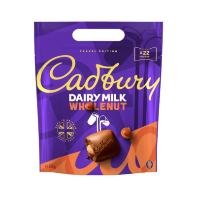 CADBURY DM WHOLENUT PUCH 250GM