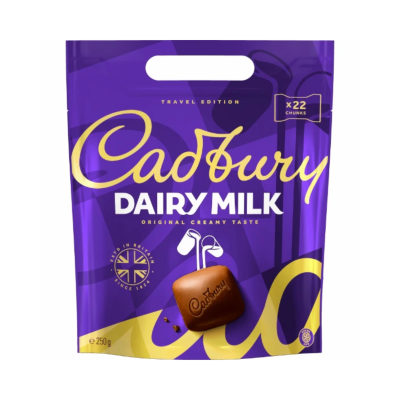 CADBURY DAIRY MILK POUCH 250GM