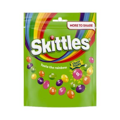 SKITTLES CRAZYSOURS POUCH 318GM