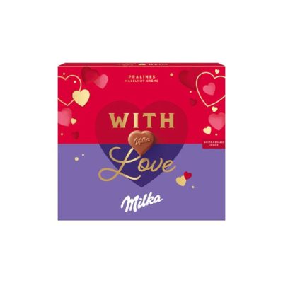 MILKA PRLINES HZELNT LOVE 110GM